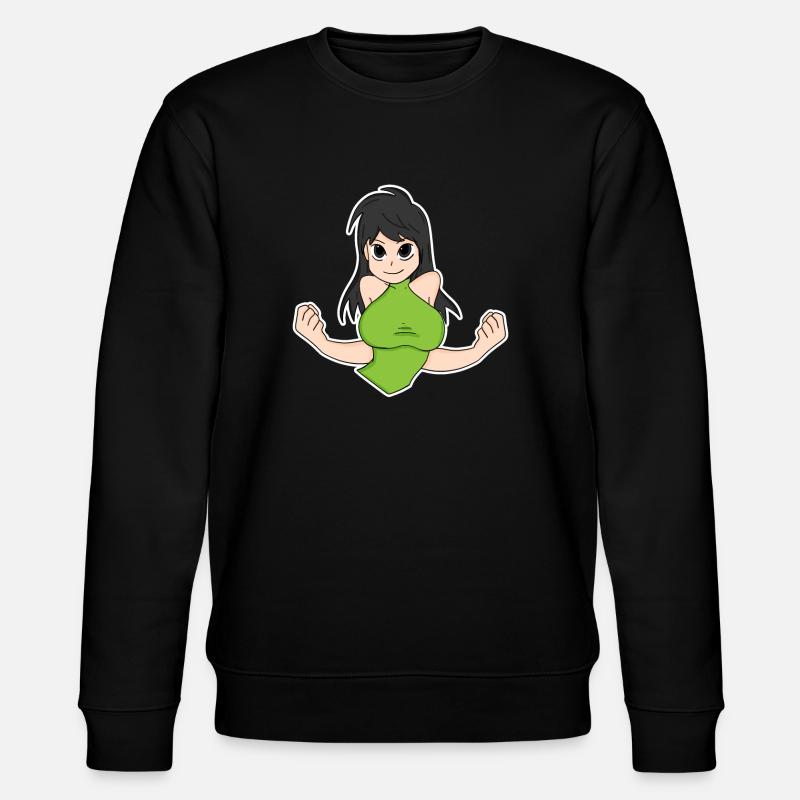 Anime - Stanley/Stella CHANGER Unisex Organic Sweatshirt - black