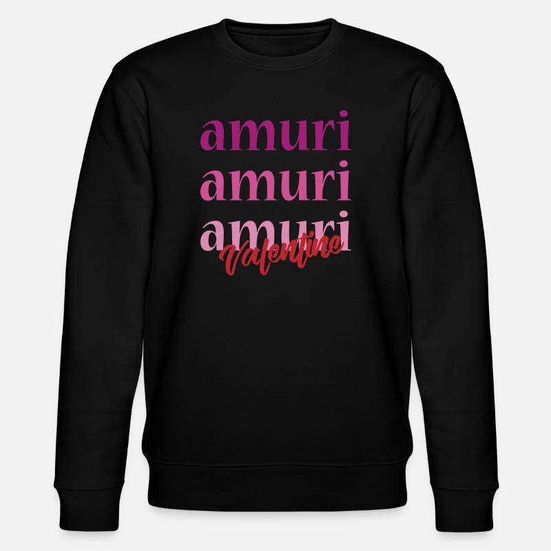 T-shirt Amuri Sicilien Amour Saint-Valentin - Sweat bio CHANGER Stanley/Stella Unisexe - noir
