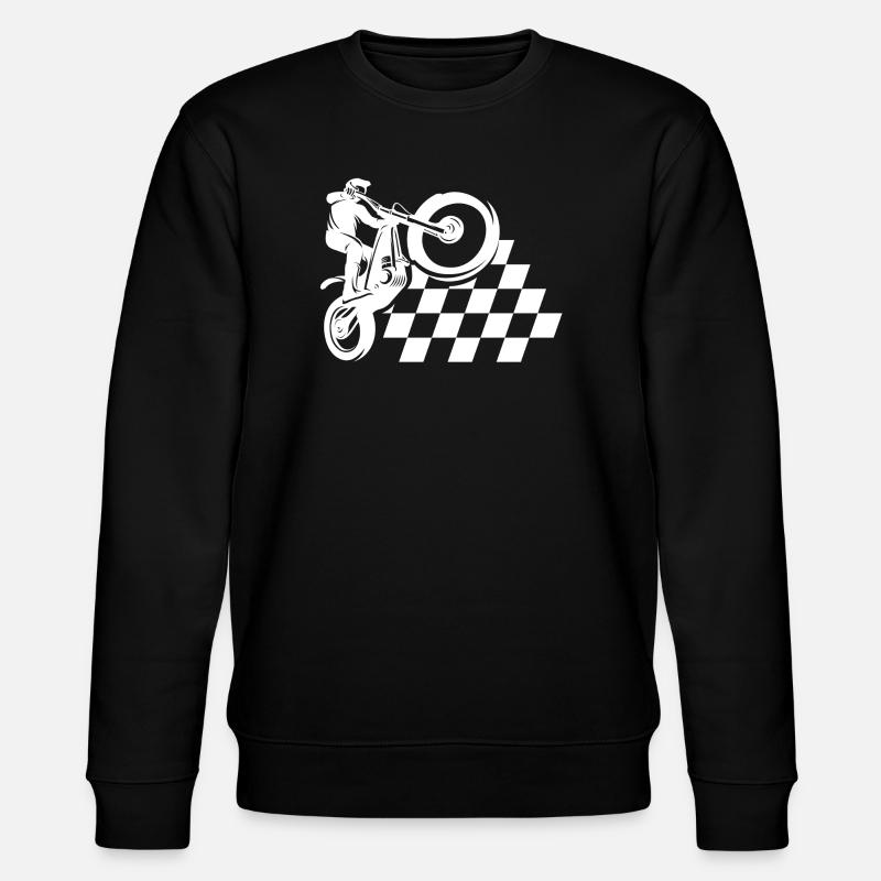Motorrad, Biker, Motocross - Stanley/Stella Unisex Bio-Sweatshirt CHANGER - Schwarz