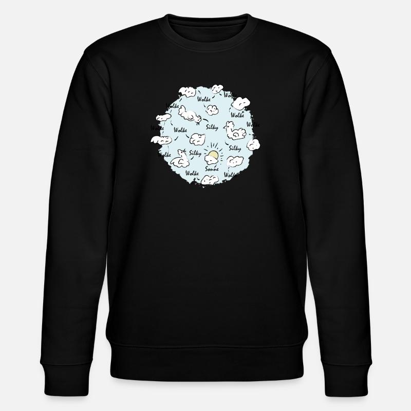 Seidenwolke - Stanley/Stella Unisex Bio-Sweatshirt CHANGER  - Schwarz
