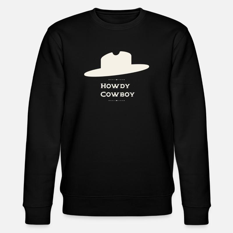 Howdy Cowboy - Sweat bio CHANGER Stanley/Stella Unisexe - noir
