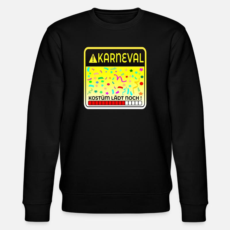 KARNEVALSKOSTÜME LUSTIG - COMPUTER - Stanley/Stella Unisex Bio-Sweatshirt CHANGER - Schwarz