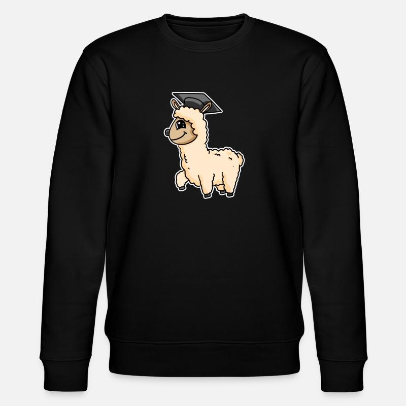 Master Abschluss Alpaka - Stanley/Stella Unisex Bio-Sweatshirt CHANGER  - Schwarz