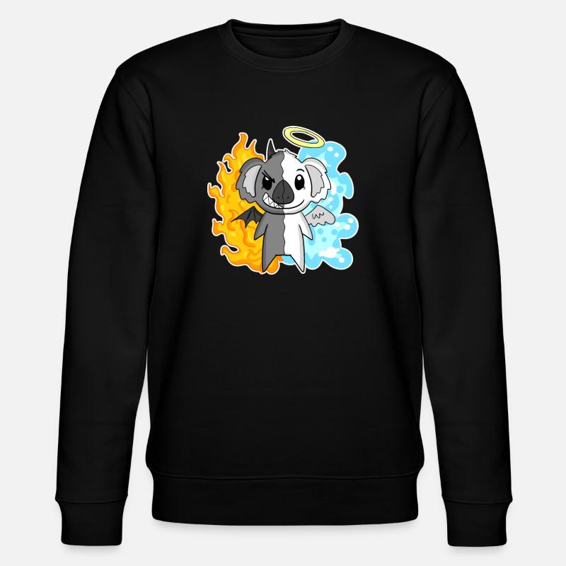 Koala - Anges et Diables - Sweat bio CHANGER Stanley/Stella Unisexe - noir