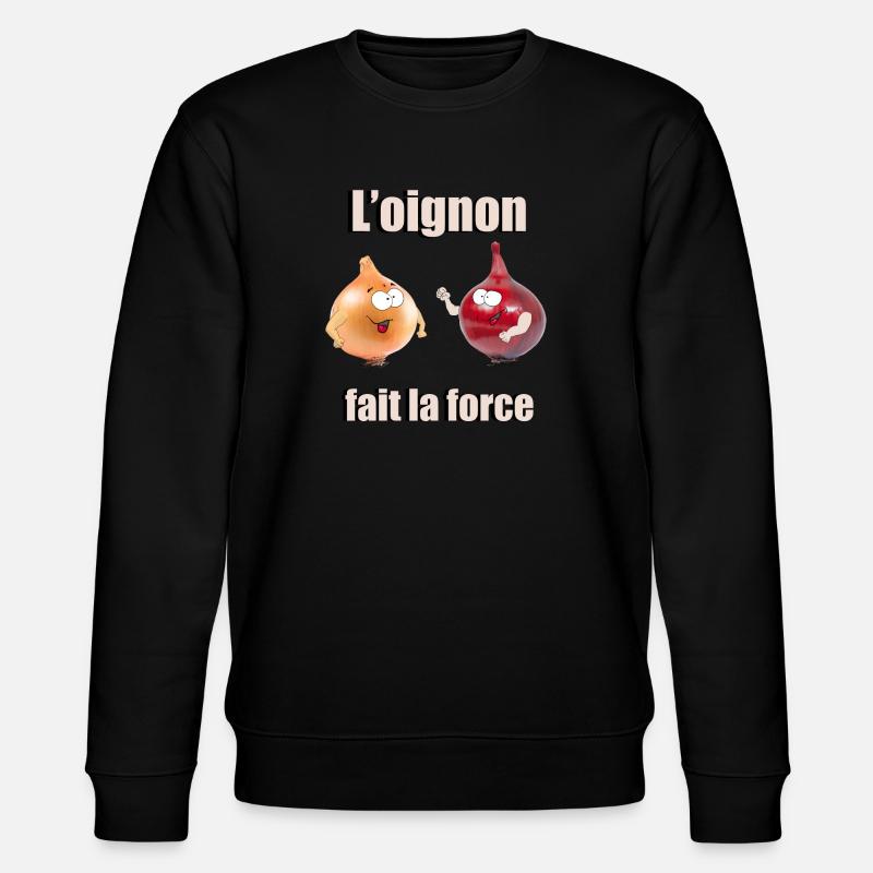 Oignons - Sweat bio CHANGER Stanley/Stella Unisexe - noir