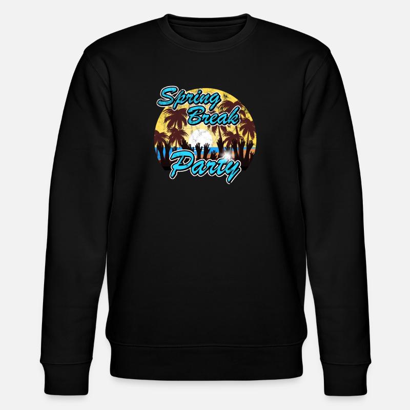 Spring Break Party - Stanley/Stella Unisex Bio-Sweatshirt CHANGER  - Schwarz