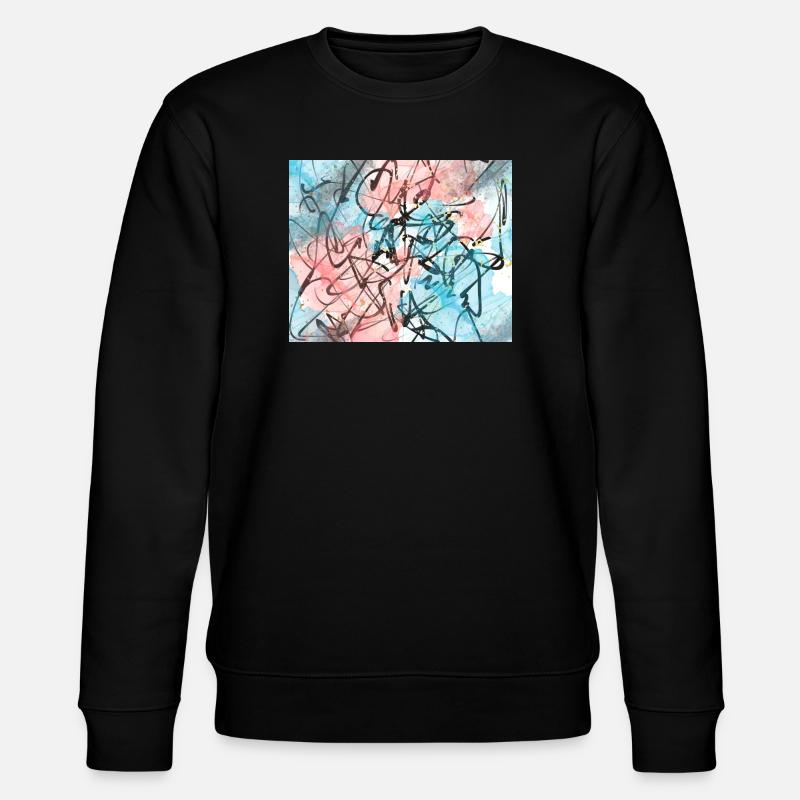 Crazysplash - Stanley/Stella Unisex Bio-Sweatshirt CHANGER  - Schwarz