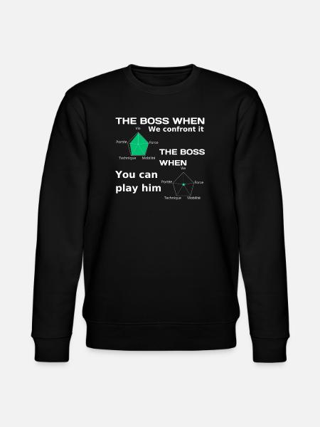  Fighter Mindset: You Can Play Him - Stanley/Stella CHANGER Unisex Organic Sweatshirt - black