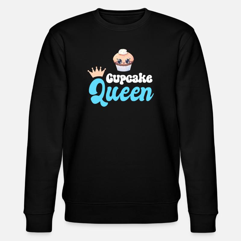 Cupcake Baking Baker - Stanley/Stella CHANGER Unisex Organic Sweatshirt - black
