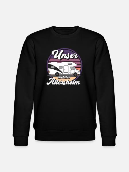 Mobile Camper Outdoor Design - Stanley/Stella CHANGER Unisex Organic Sweatshirt - black