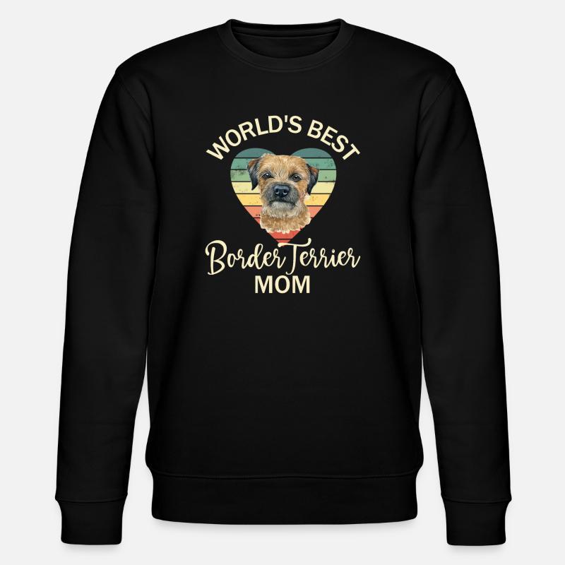 Chien Border Terrier - Sweat bio CHANGER Stanley/Stella Unisexe - noir
