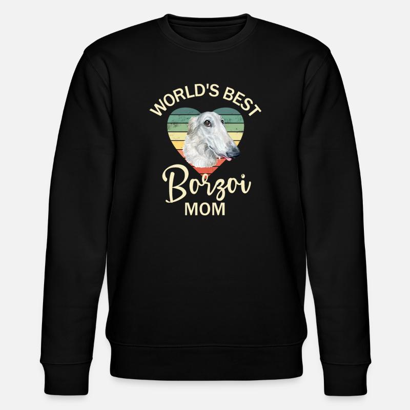 Chien Borzoi - Sweat bio CHANGER Stanley/Stella Unisexe - noir