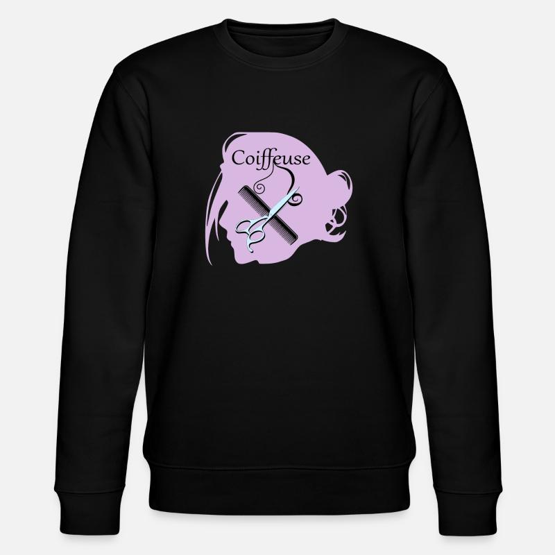 Frisör - Stanley/Stella Unisex Bio-Sweatshirt CHANGER  - Schwarz