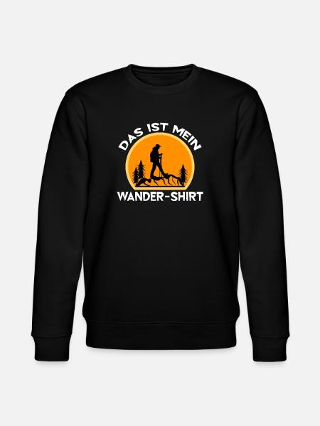 Klettern Wandern Wanderer Bergwandern Statement - Stanley/Stella Unisex Bio-Sweatshirt CHANGER - Schwarz