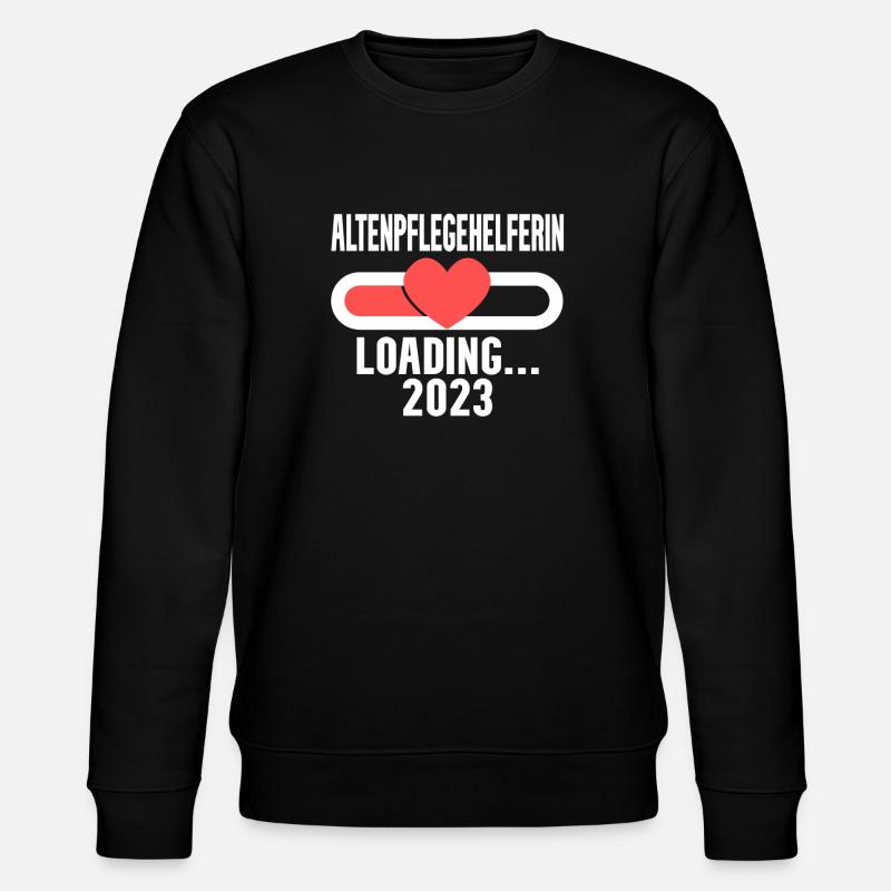 Altenpflegehelferin Beruf Loading 2023 - Stanley/Stella Unisex Bio-Sweatshirt CHANGER - Schwarz