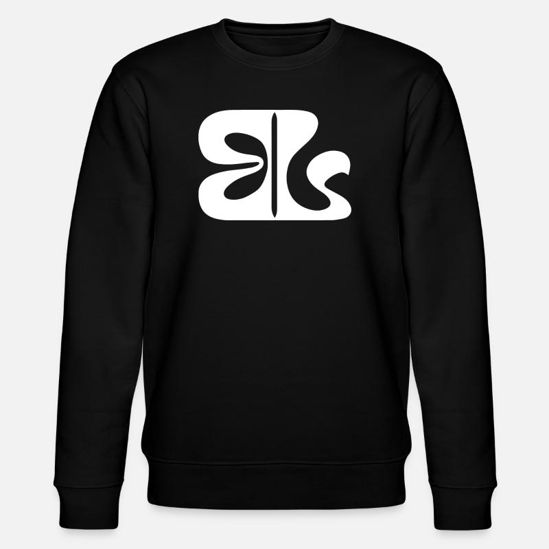 Logo blanc - Sweat bio CHANGER Stanley/Stella Unisexe - noir