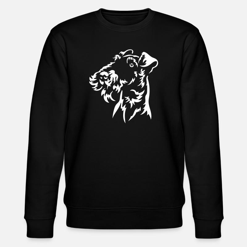 Fox Terrier Head « Black Edition » - Sweat bio CHANGER Stanley/Stella Unisexe - noir