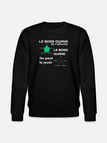 Le niveau d'un chef - Stanley/Stella CHANGER Unisex Organic Sweatshirt - black