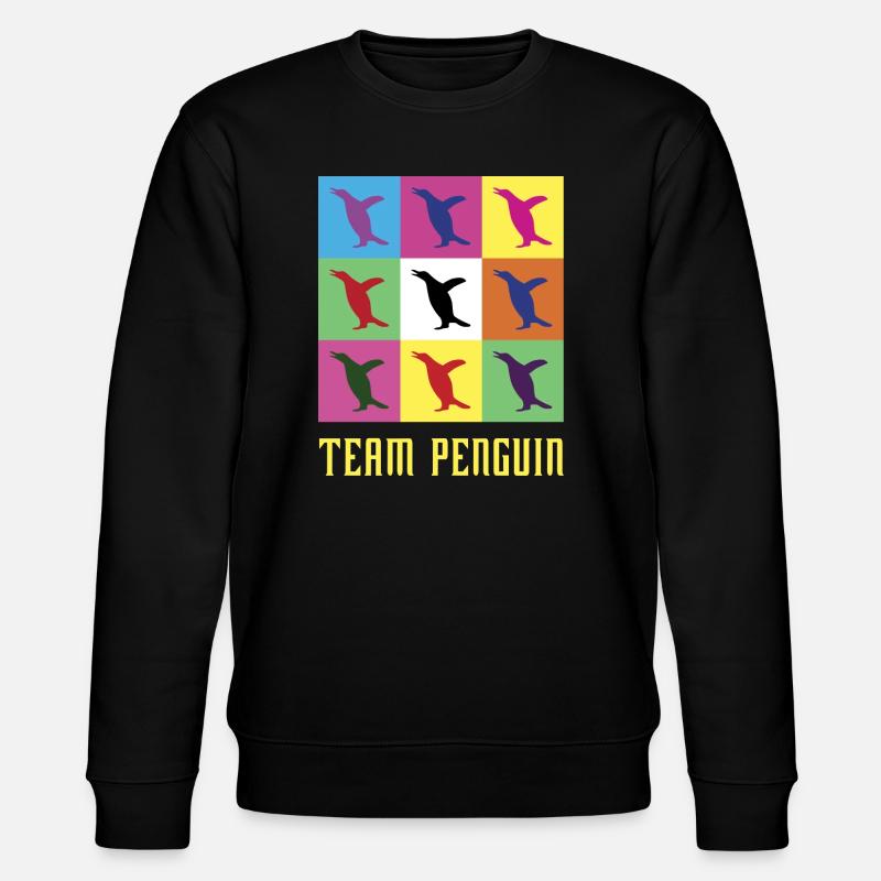 Team Pingouin - Sweat bio CHANGER Stanley/Stella Unisexe - noir