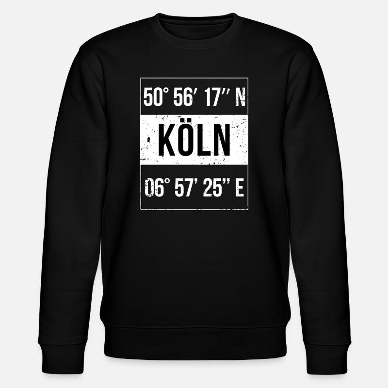 Coordonnées Cologne - Sweat bio CHANGER Stanley/Stella Unisexe - noir
