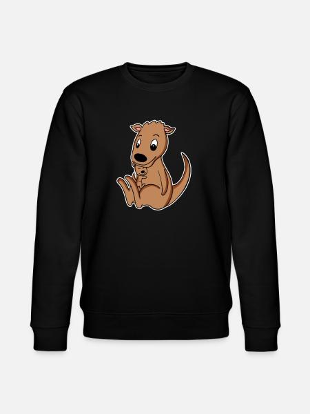 Kangaroo Family - Stanley/Stella CHANGER Unisex Organic Sweatshirt - black