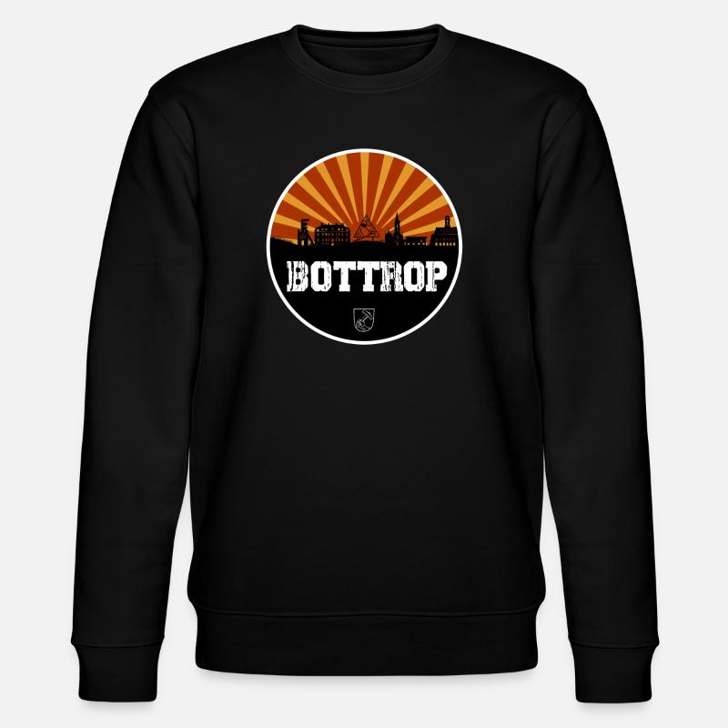 Bottrop Retro Skyline - Sweat bio CHANGER Stanley/Stella Unisexe - noir