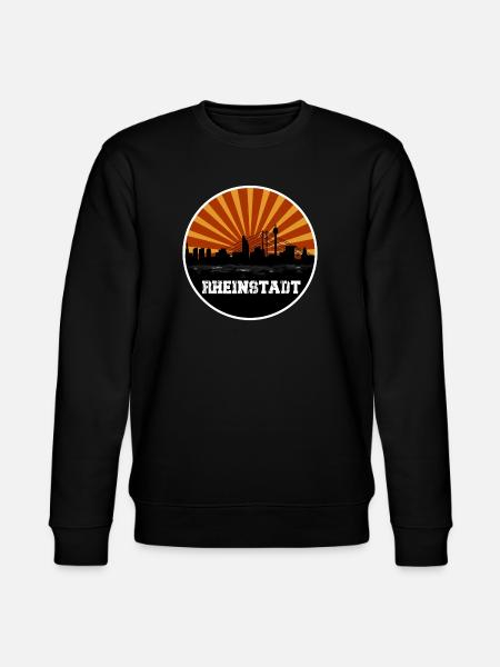 Rheinstadt Retro Skyline - Stanley/Stella CHANGER Unisex Organic Sweatshirt - black