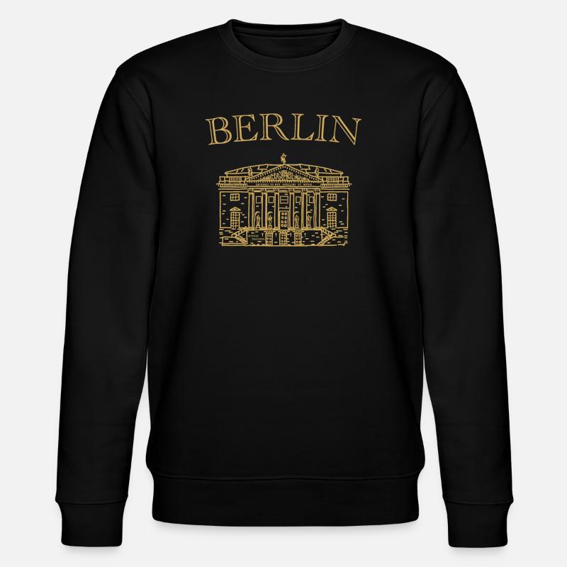Berlin, Staatsoper Unter den Linden - Stanley/Stella Unisex Bio-Sweatshirt CHANGER  - Schwarz