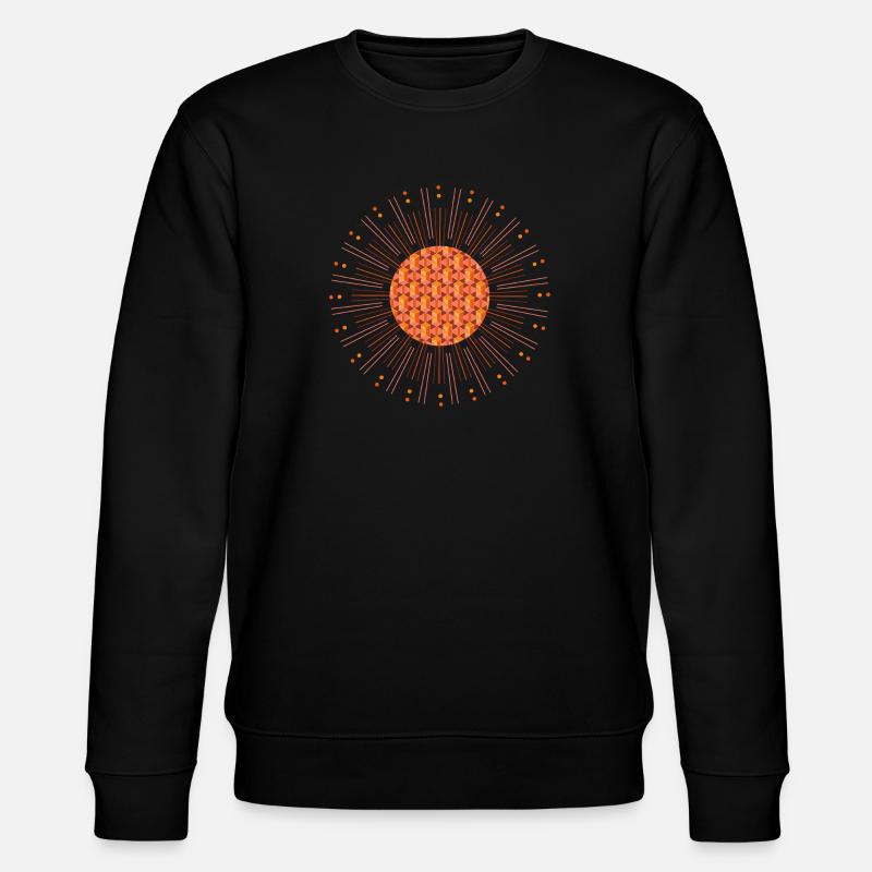 Mandala soleil - Sweat bio CHANGER Stanley/Stella Unisexe - noir