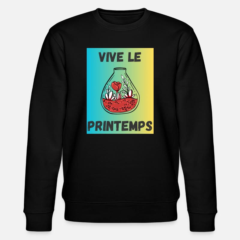 JE PEUX PAS,JARDINAGE,RETRAITE,PRINTEMPS,JARDIN - Sweat bio CHANGER Stanley/Stella Unisexe - noir