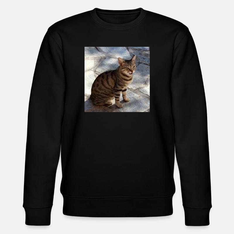 Chat chaton affiche chat carré affiche - Sweat bio CHANGER Stanley/Stella Unisexe - noir