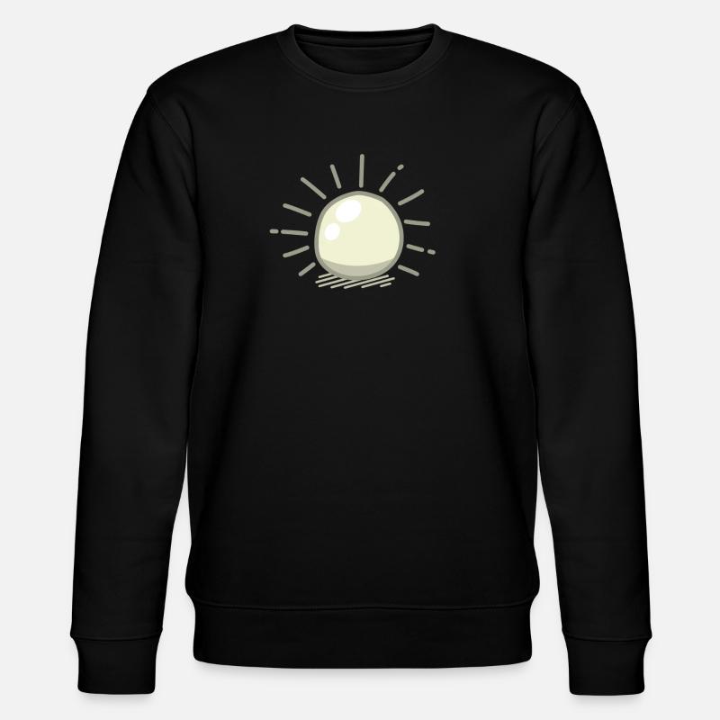 Brillante Zuchtperle - Stanley/Stella Unisex Bio-Sweatshirt CHANGER - Schwarz