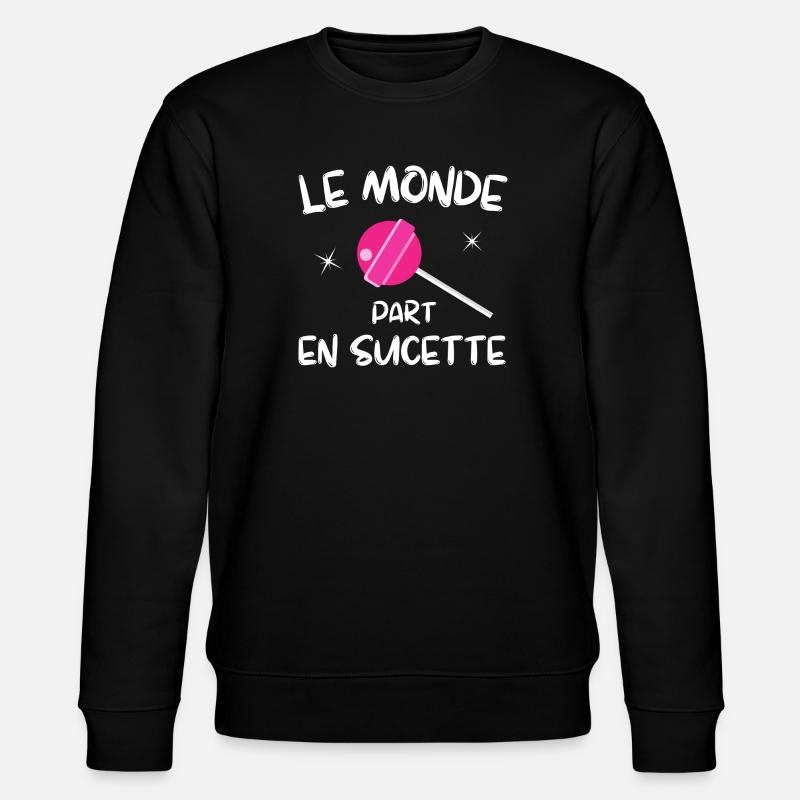planète terre, sauver la planète - Sweat bio CHANGER Stanley/Stella Unisexe - noir