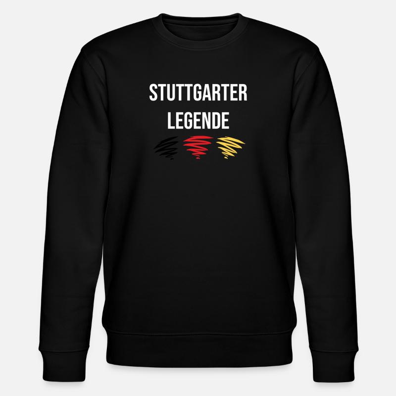 Stuttgarter Legende - Stanley/Stella Unisex Bio-Sweatshirt CHANGER  - Schwarz
