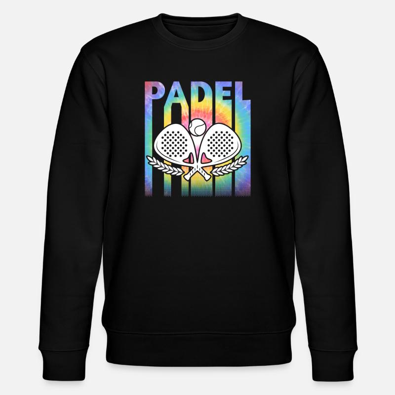 Padel Tennis Bunt - Stanley/Stella Unisex Bio-Sweatshirt CHANGER  - Schwarz