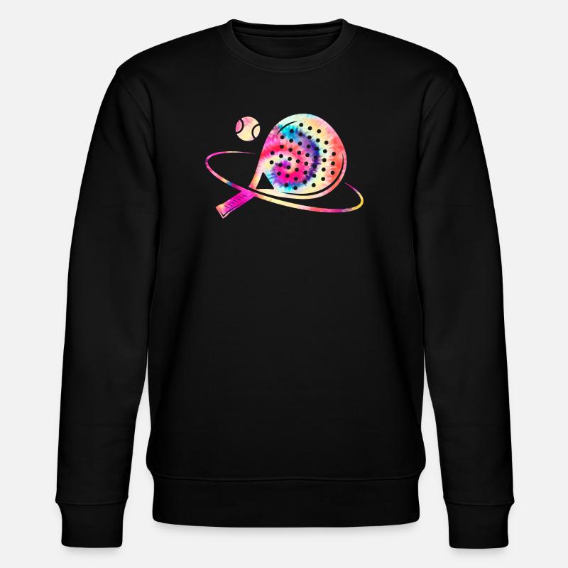 Padel Tennis Bunt - Stanley/Stella Unisex Bio-Sweatshirt CHANGER  - Schwarz