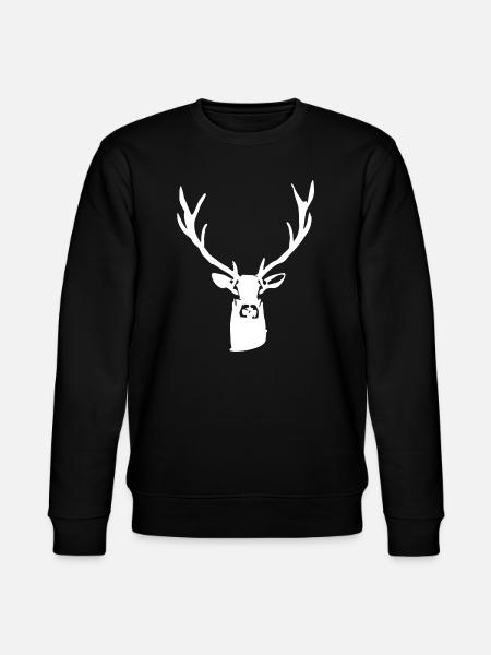 Edler Hirsch - Stanley/Stella Unisex Bio-Sweatshirt CHANGER - Schwarz