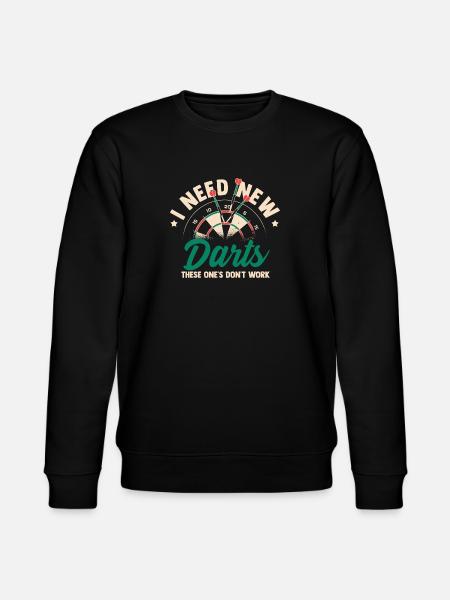 Darts Sport Design - Stanley/Stella CHANGER Unisex Organic Sweatshirt - black