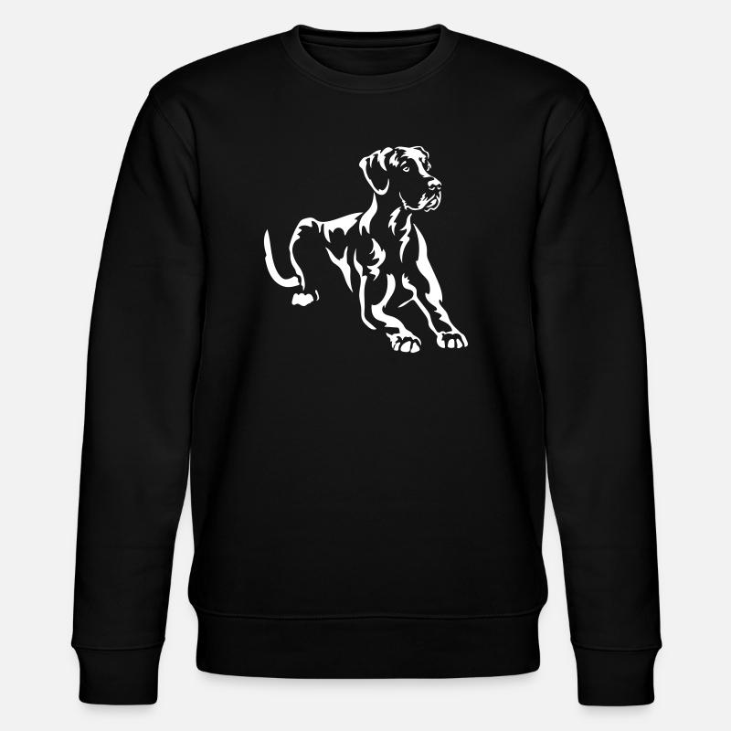 Dogue allemand « Édition noire » - Sweat bio CHANGER Stanley/Stella Unisexe - noir