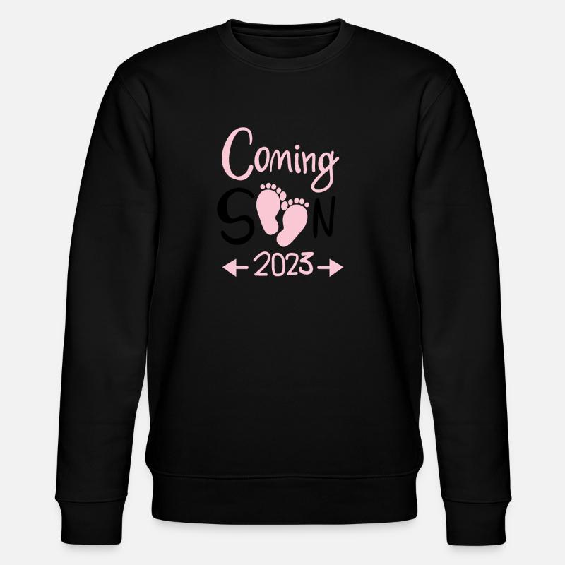 Schwanger 2023 - Stanley/Stella Unisex Bio-Sweatshirt CHANGER  - Schwarz