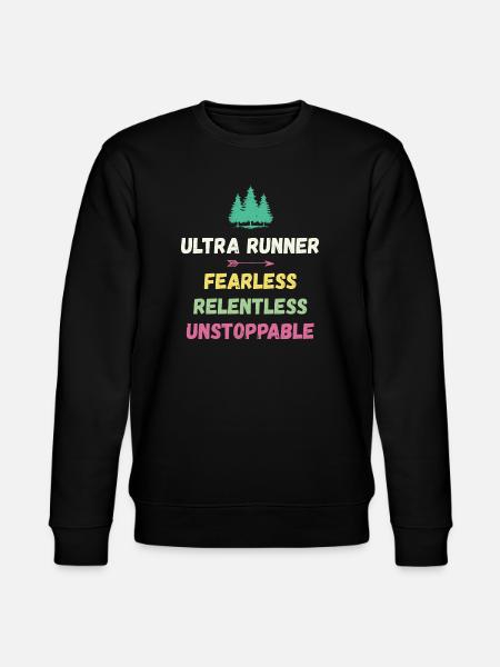Ultra Runnner - Intrépide. Implacable. Imparable. - Sweat bio CHANGER Stanley/Stella Unisexe - noir