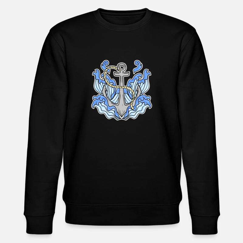 Ancre - Sweat bio CHANGER Stanley/Stella Unisexe - noir