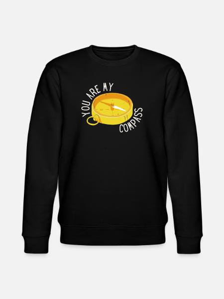 lover, declaration of love - Stanley/Stella CHANGER Unisex Organic Sweatshirt - black