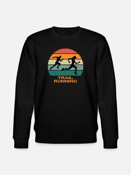 trail, trail running, running - Stanley/Stella CHANGER Unisex Organic Sweatshirt - black