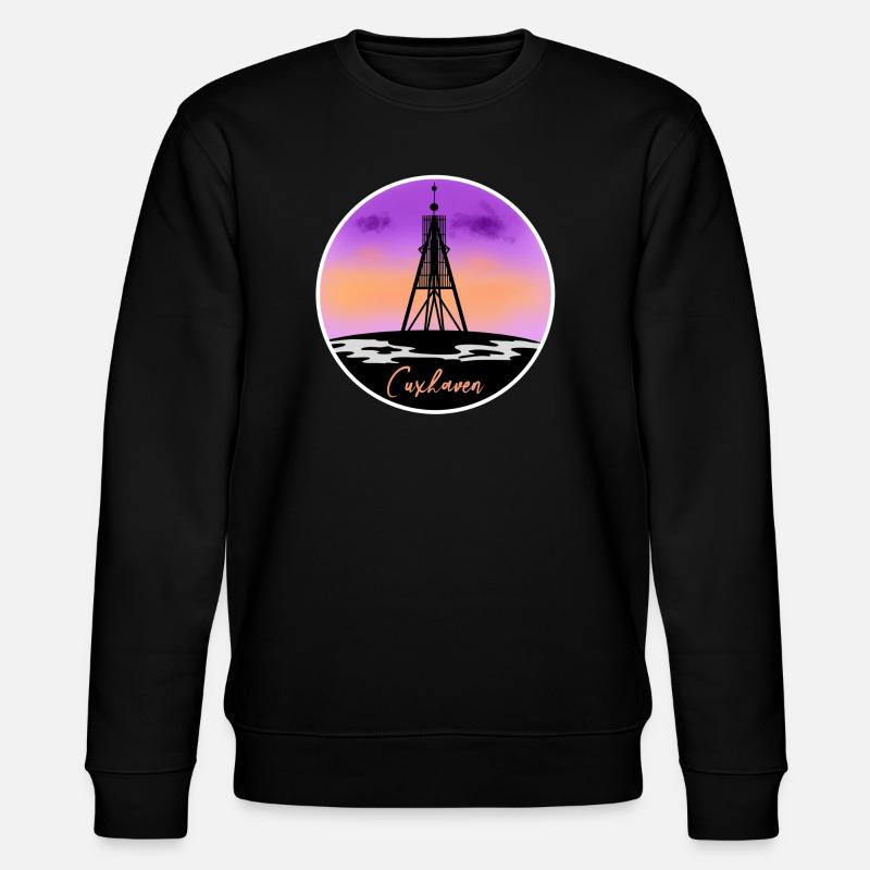 Cuxhaven Fine Skyline - Sweat bio CHANGER Stanley/Stella Unisexe - noir
