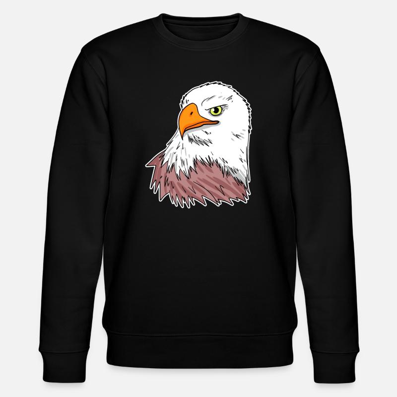 Oiseau aigle - Sweat bio CHANGER Stanley/Stella Unisexe - noir