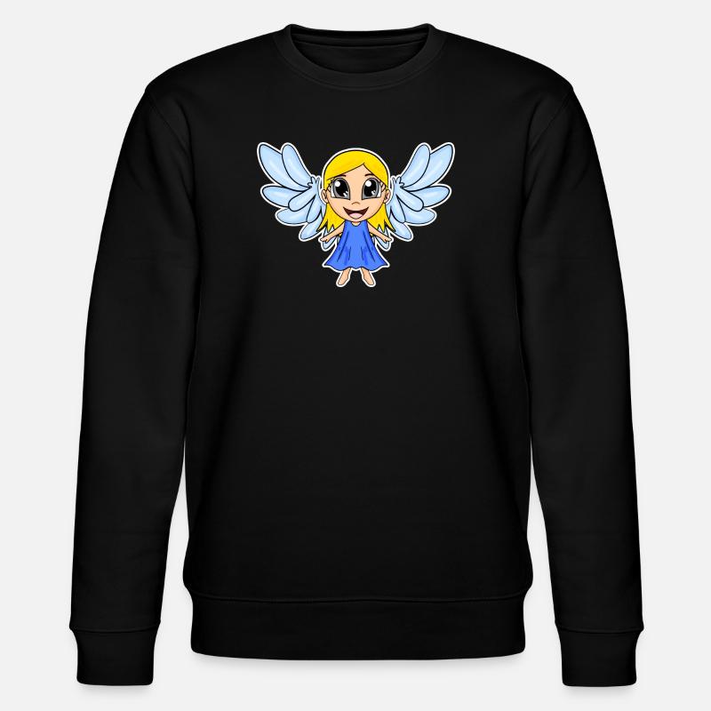 Ailes de fille d’ange - Sweat bio CHANGER Stanley/Stella Unisexe - noir