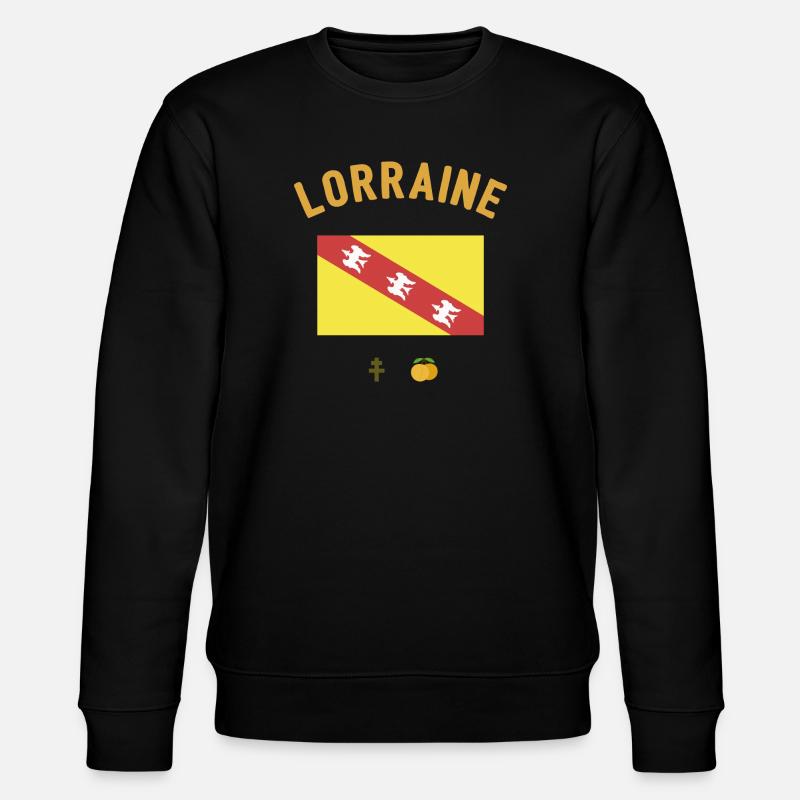 Lothringen - Stanley/Stella Unisex Bio-Sweatshirt CHANGER  - Schwarz