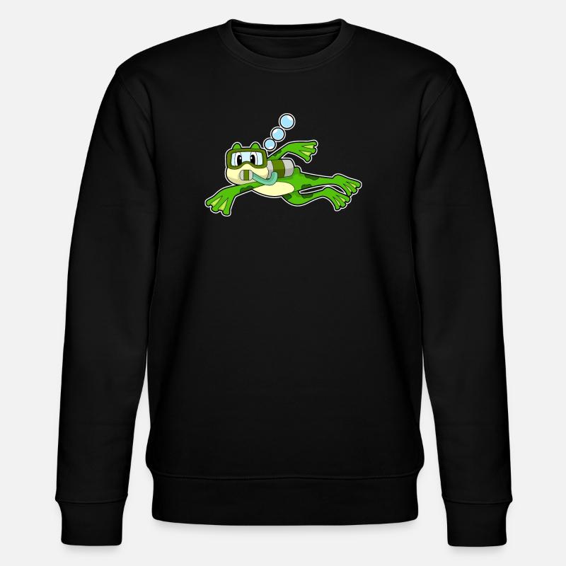 Bouteille d’oxygène Frog Diver - Sweat bio CHANGER Stanley/Stella Unisexe - noir