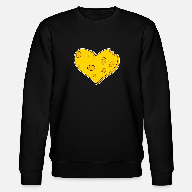 Cœur de fromage - Sweat bio CHANGER Stanley/Stella Unisexe - noir